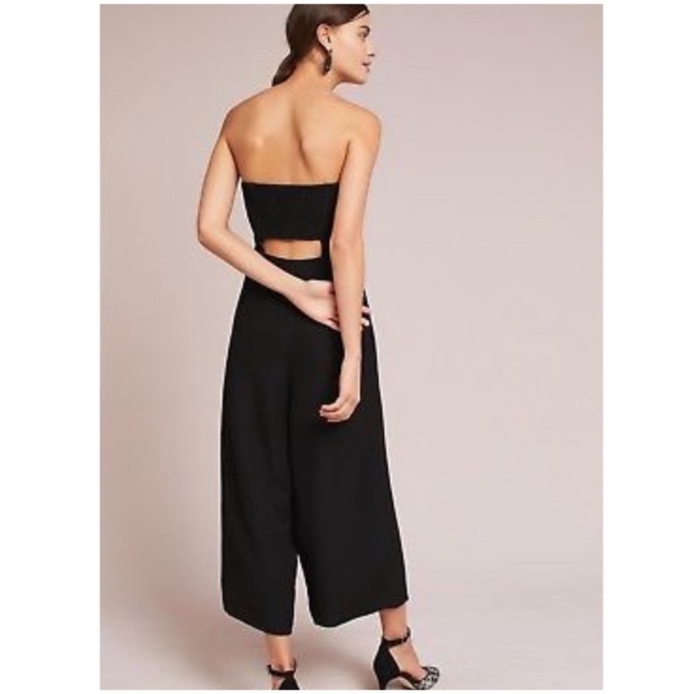 Anthropologie Beatty Strapless Jumpsuit Romper